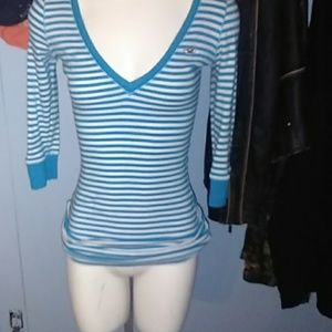 Hollister 3/4 Sleeve Shirt